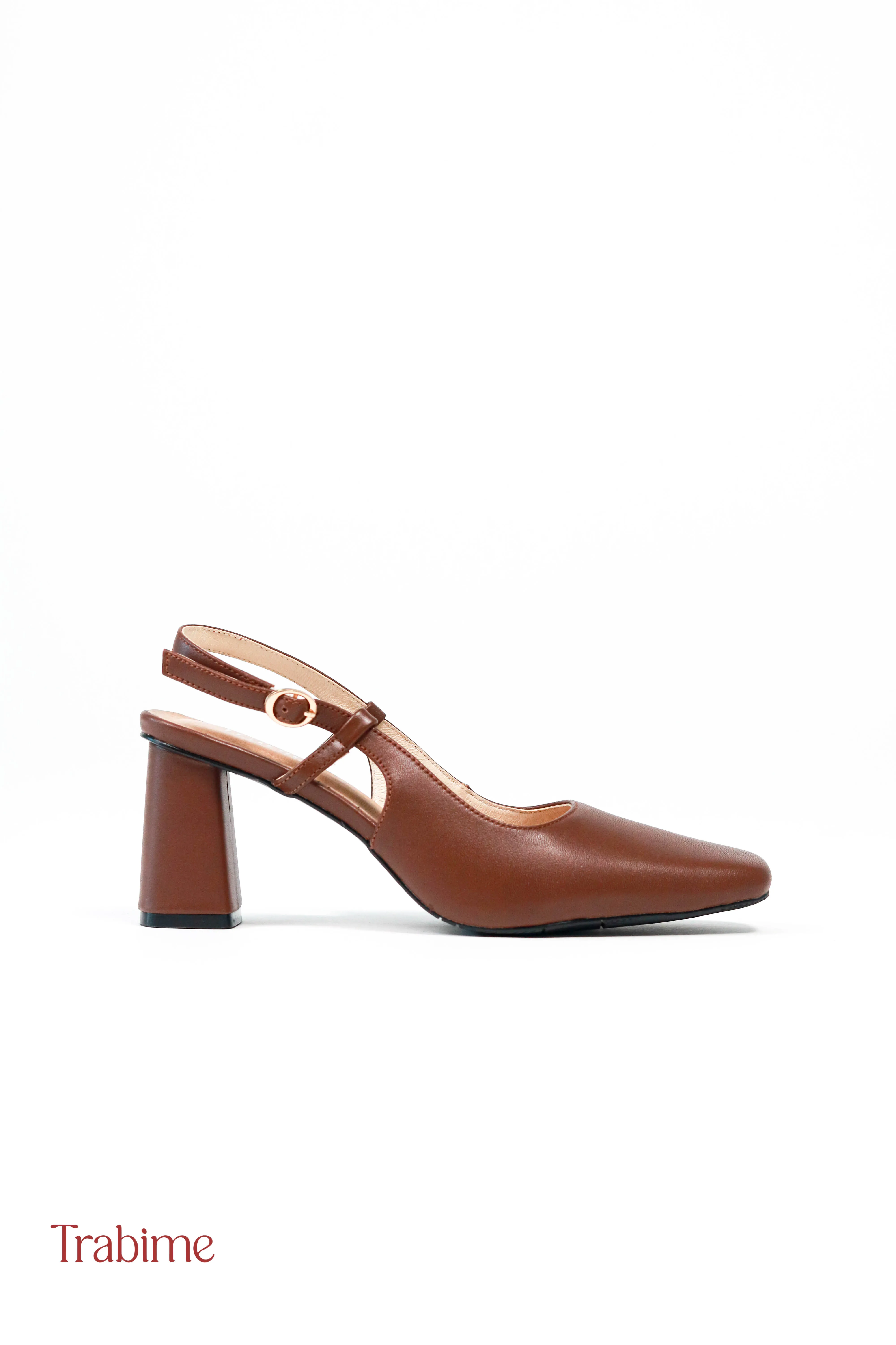 Slingback 7p Dáng Ngọc (9045-3) – Nâu